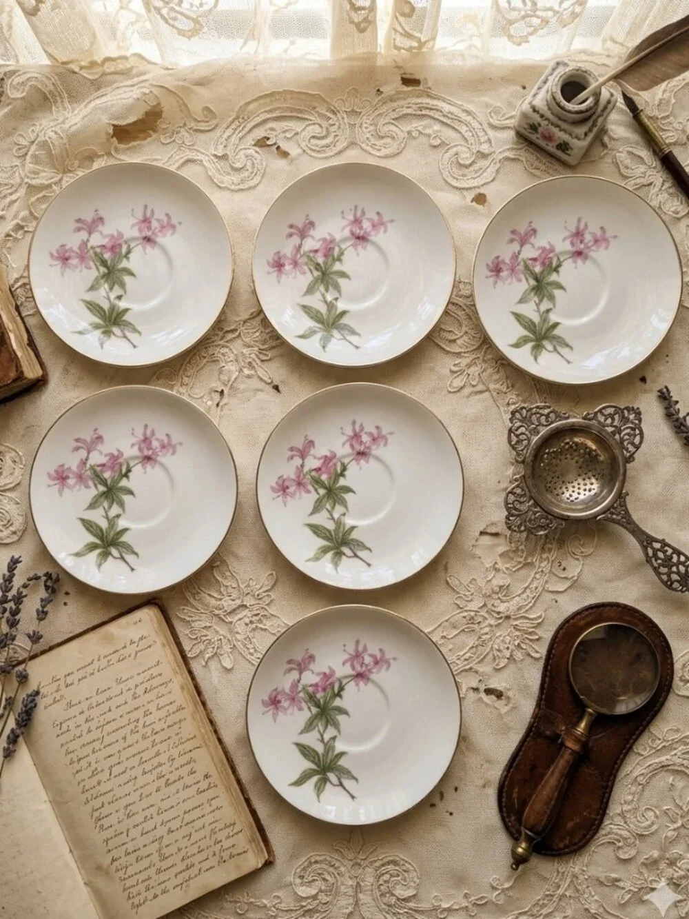 Vintage Sango Spring Bouquet Fine China Tea Set - 14 pieces Service for 6